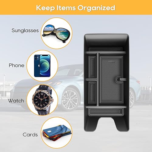 Vista 84 de LFOTPP Organizador de consola central Edge para 2021 2022 2023 2024 F o r d Edge Bandeja de consola [SE/SEL/ST-Line/Titanio/ST] Accesorios de borde