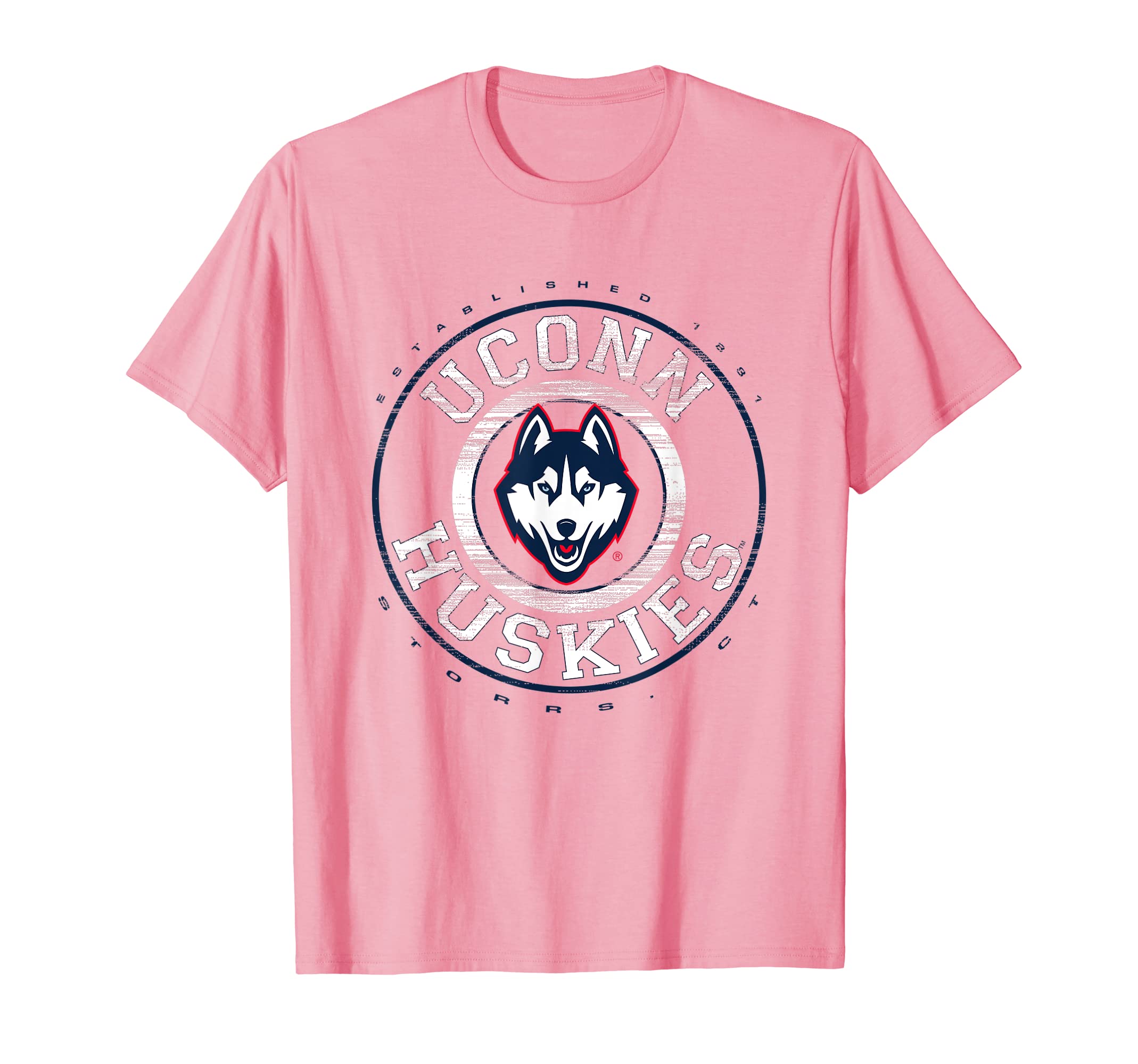 Elite AuthenticsConnecticut Huskies Showtime Pink Officially Licensed T-Shirt