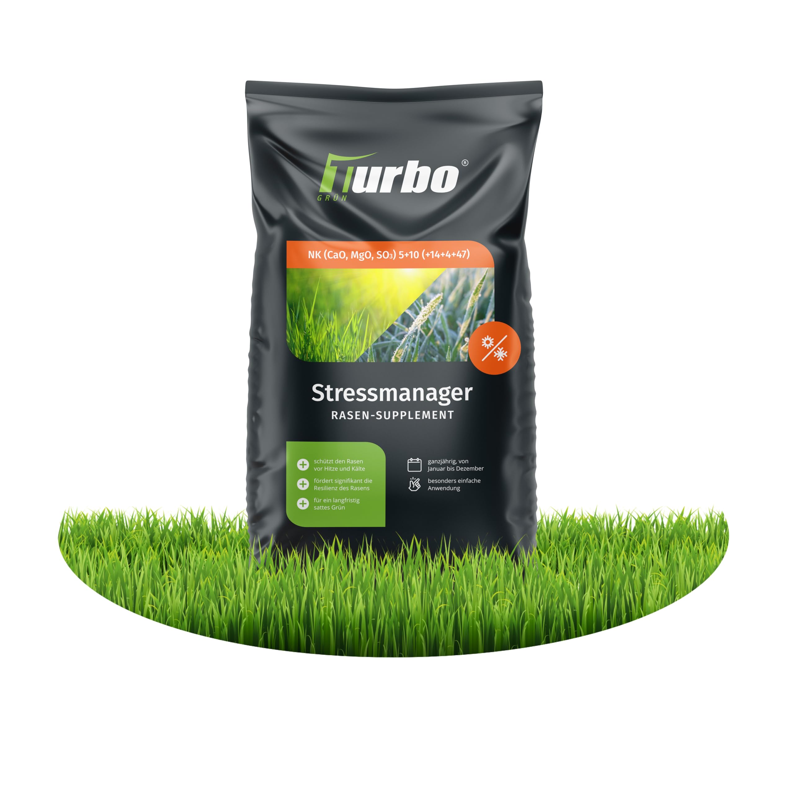 Turbogrün Stressmanager Rasendünger Produktbeschreibung