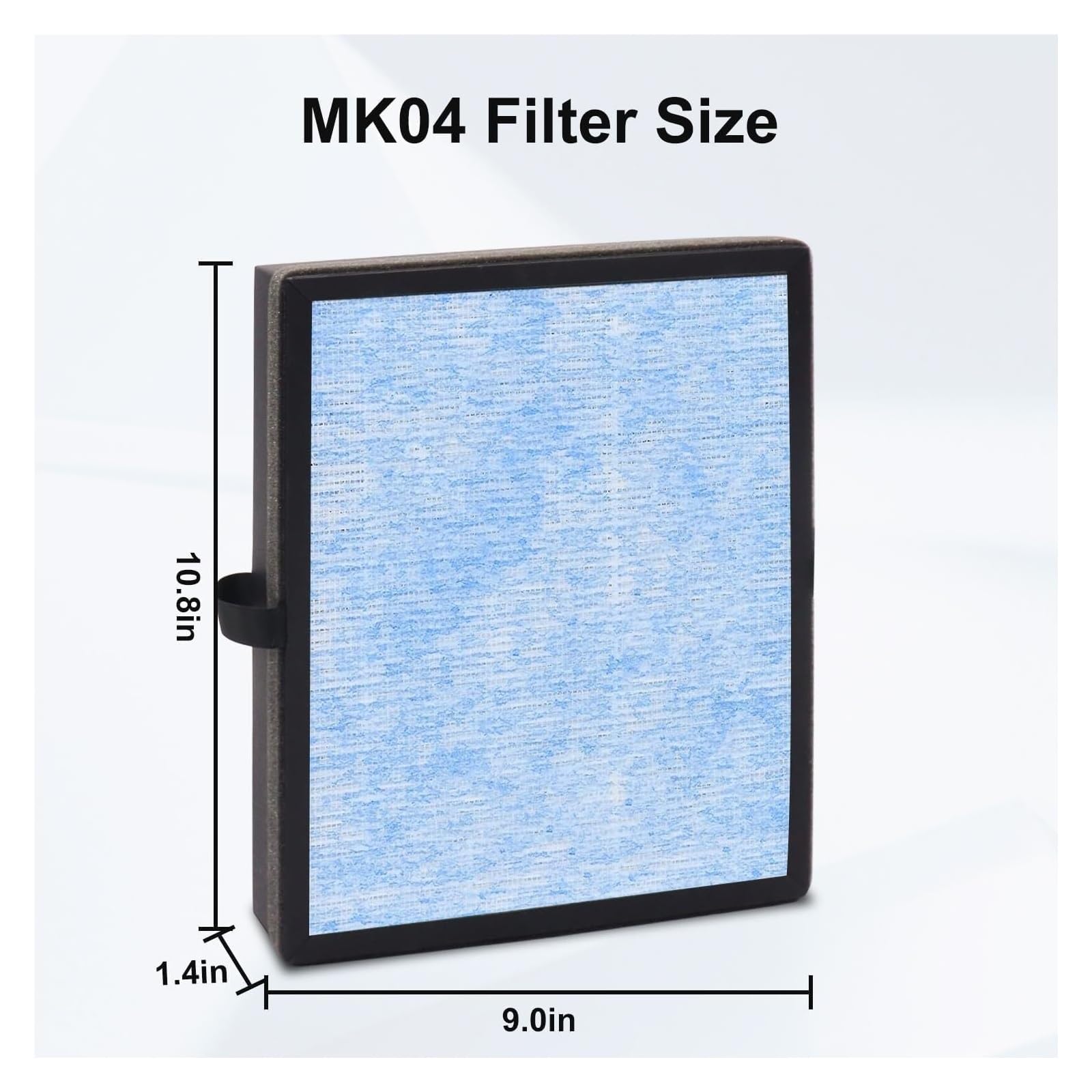MK04 Filtro purificatore dell'aria Filtro HEPA Filtro a carbone attivo, compatibile for AROEVE MK04 MG04JH, compatibile for CONOPU JH04