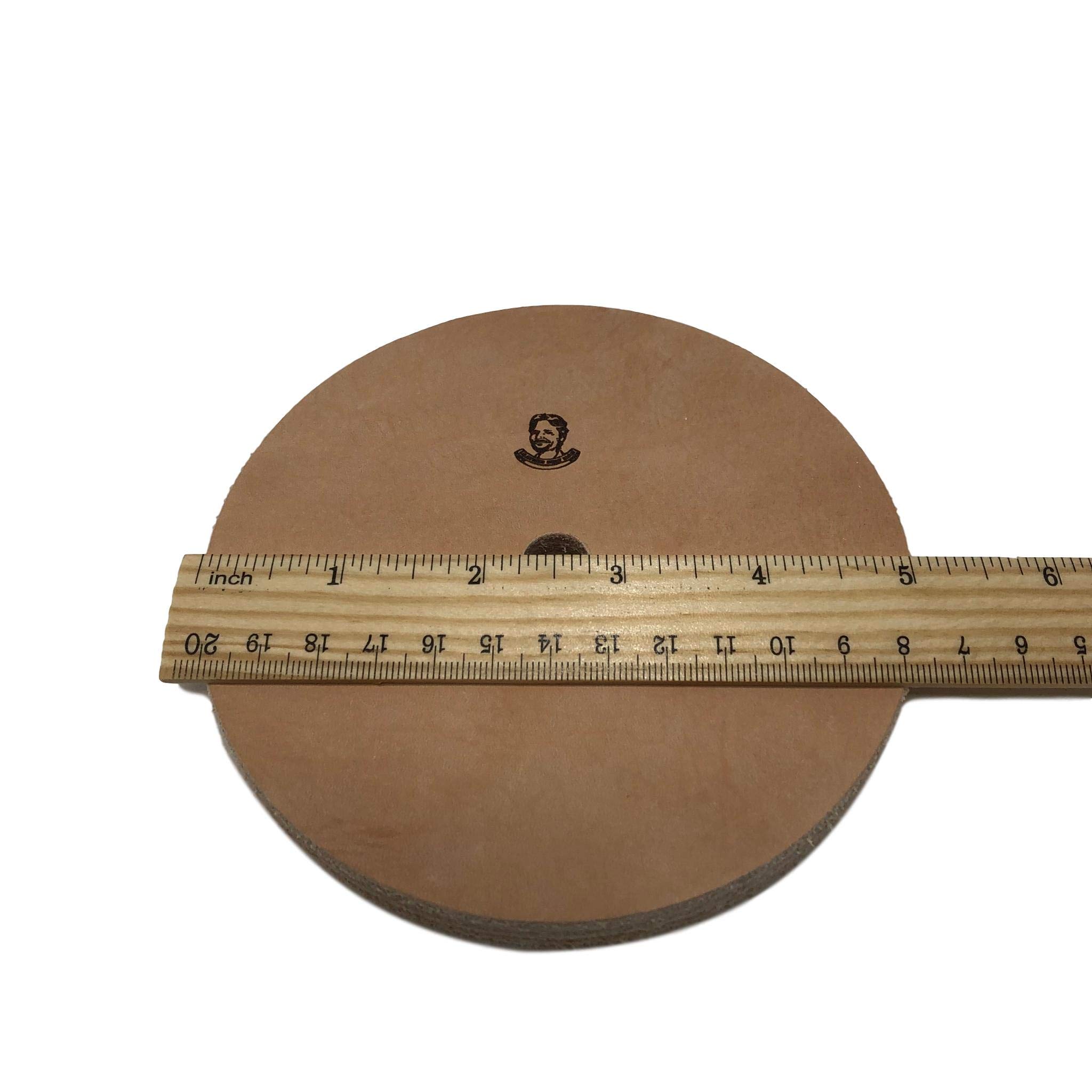 12,7 cm (1,27 cm breit) Leder-Schleifscheibe – passend für 1,27 cm (1/2 Zoll) Dorn – Polierpaste im Lieferumfang enthalten