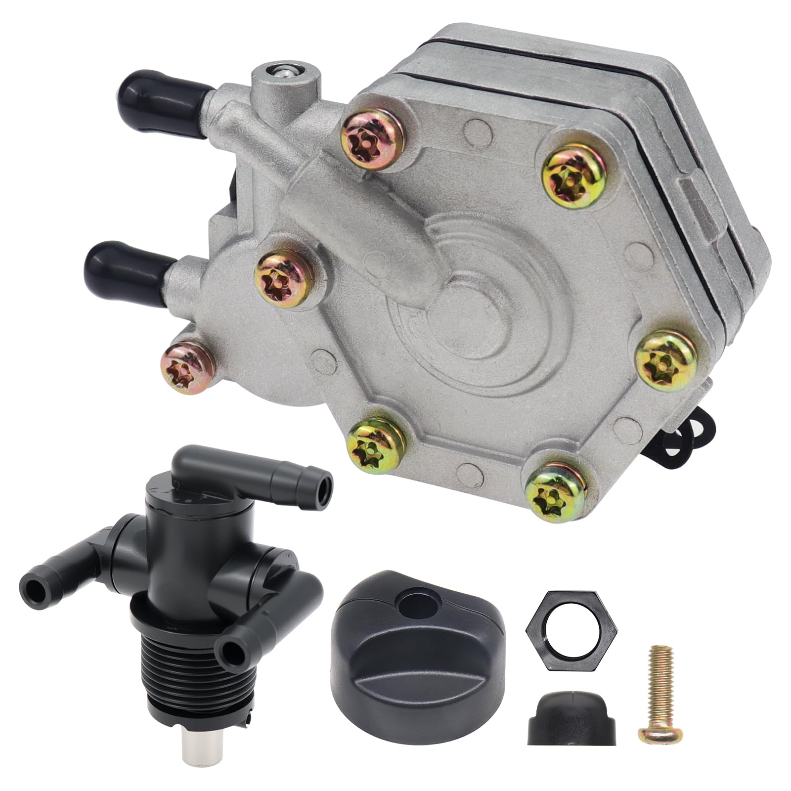 QAZAKY 7052161 Fuel Tank Shut Off Valve Petcock Compatible with Polaris ATV Sportsman 335 400 500 600 700 Ranger Magnum 325 330 500 Trail Blazer Big
