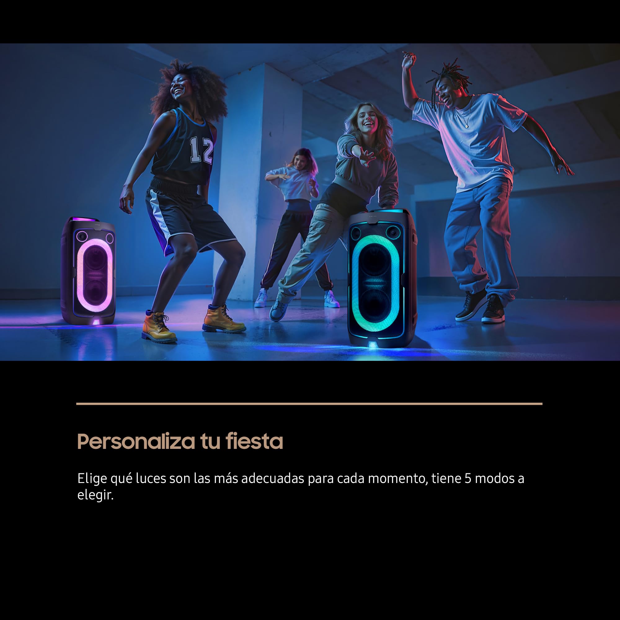 Samsung Sound Tower MX-ST40F/ZF 160W Audio Bidirezionale 12 Ore IPX4 Party Lights Bluetooth
