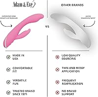 Vista 3 de Adam & Eve Vibrador de conejo de silicona G GASM multifunción, consolador de juguete sexual rosa para mujeres personales, estimulación del clítoris