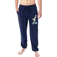 Looney Tunes Mens Bugs Bunny Whats Up Doc? Character Sleep Pajama Pants