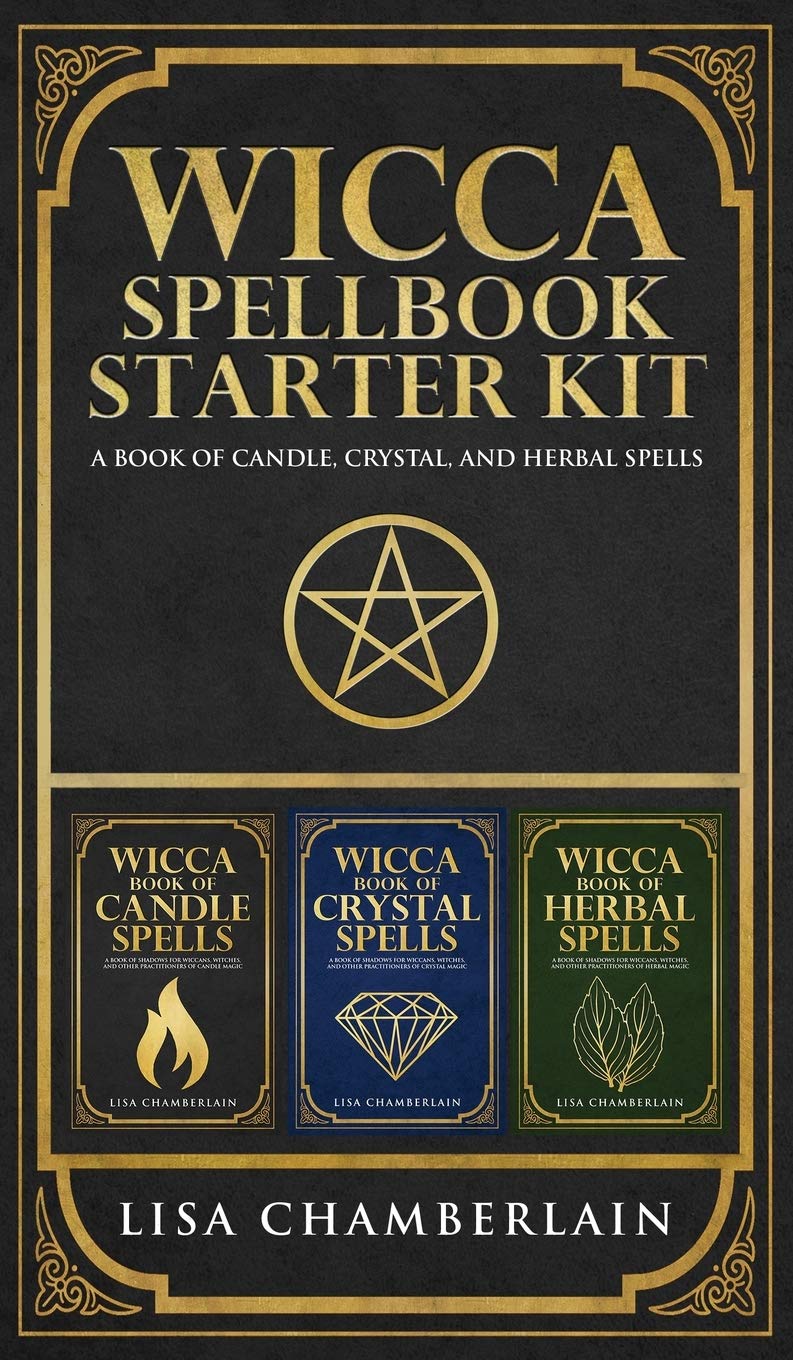 Wicca Spellbook Starter Kit: A Book of Candle, Crystal,... - Chamberlain, Lisa