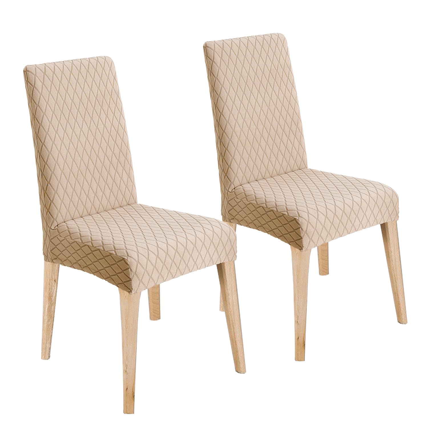 LANSHENG Dining Chair Covers Set of 2,