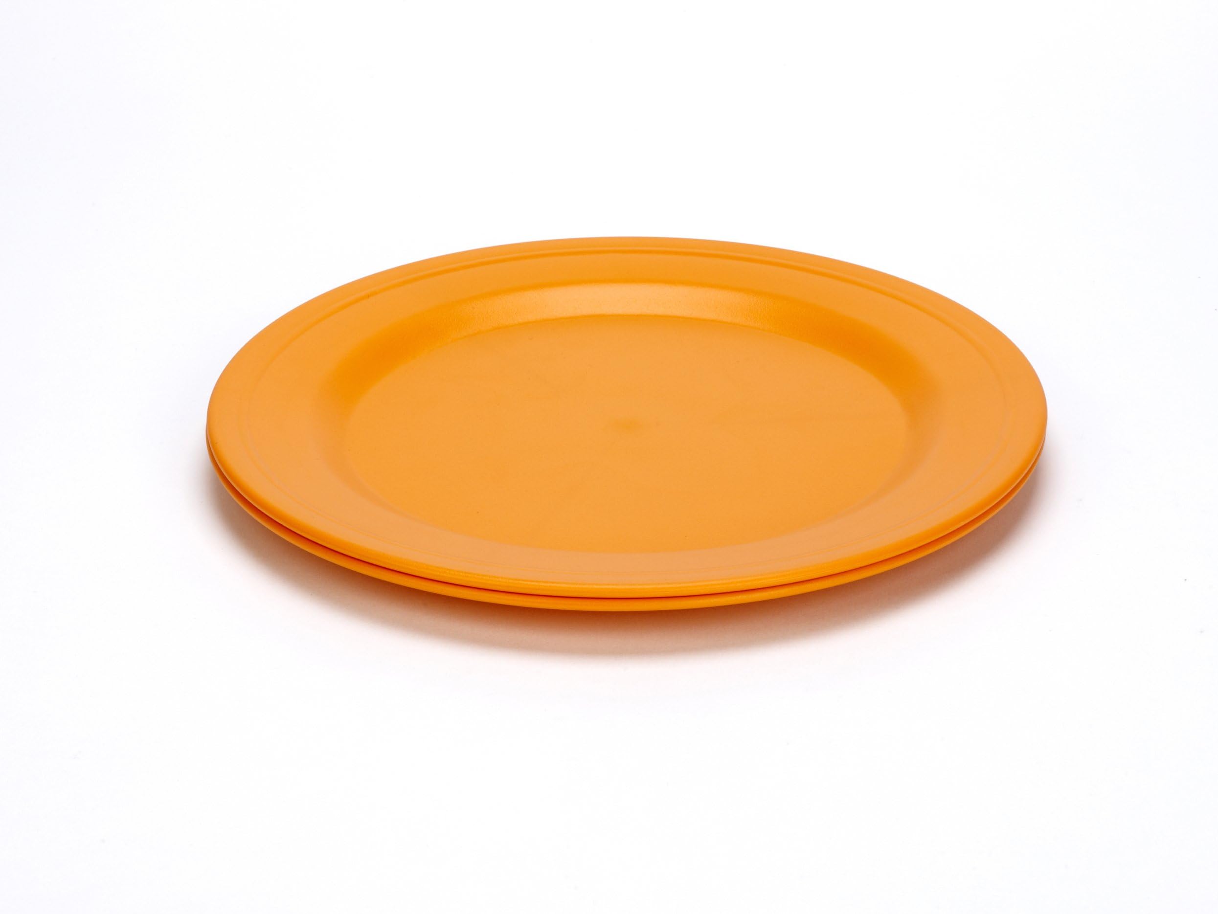 Green Eats 2 Pack Plates, Orange