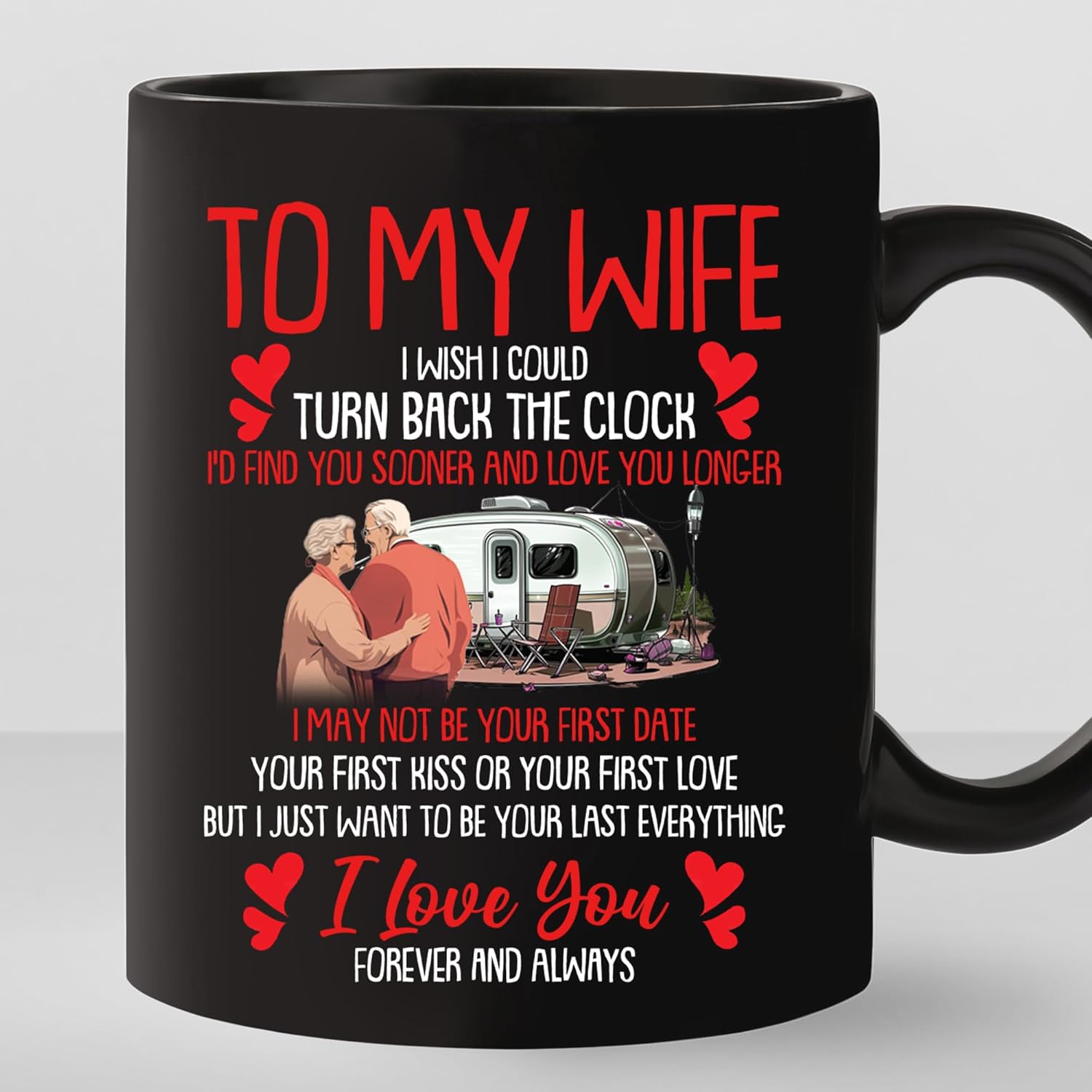 TODOLIA 11Oz To My Wife I Love You Coffee Mug, Tea Cup