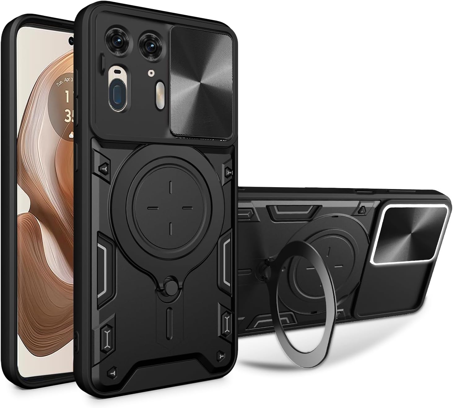 KATUMO Case For Motorola G22 With Screen Protector,360 Full-Body Case,3 In 1 Clear Shockproof - Foto 11