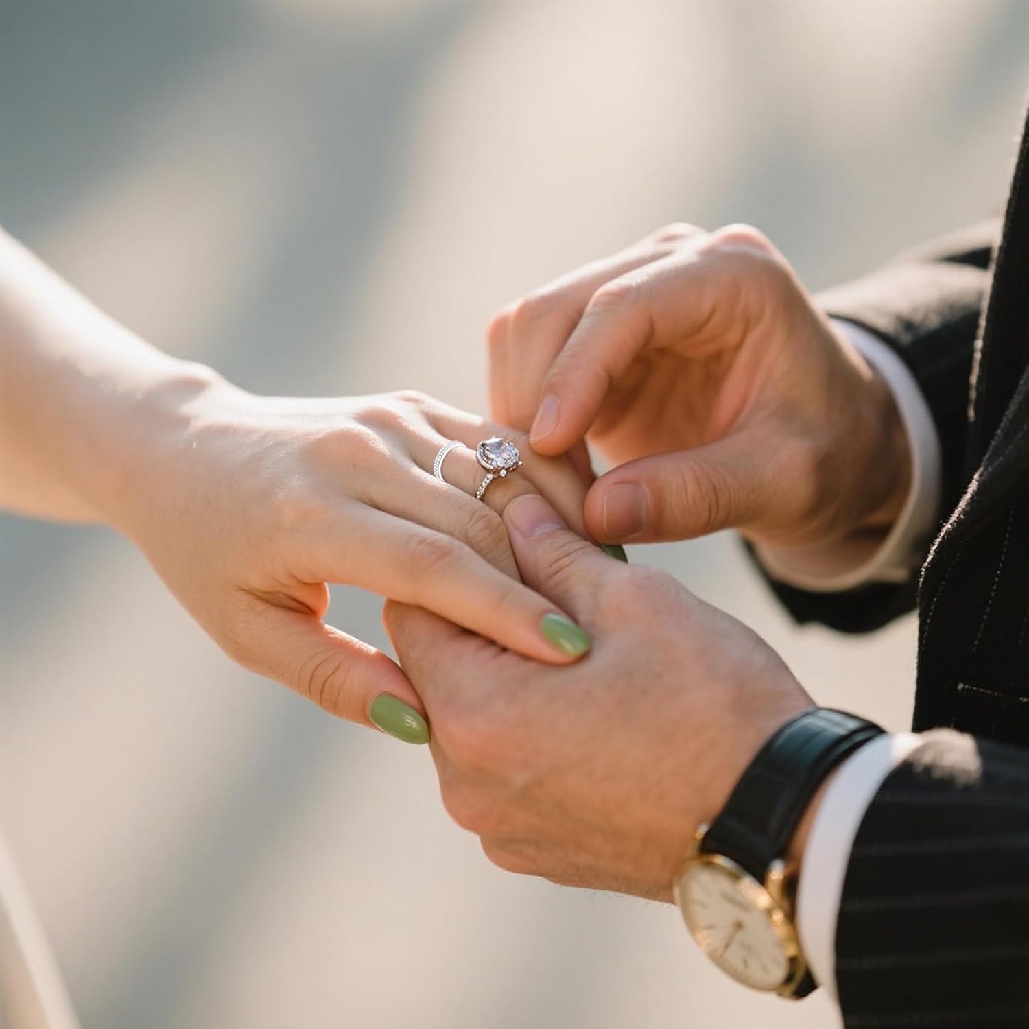 0.3 Carat LAB Grown Diamond Wedding Bands, 3 mm Wedding Bands Eternity Rings for Women, 925 Sterling Silver Stackable Engagement Anniversary Promise Ring for Her, VVS1-VS1 Clarity, E-F Color