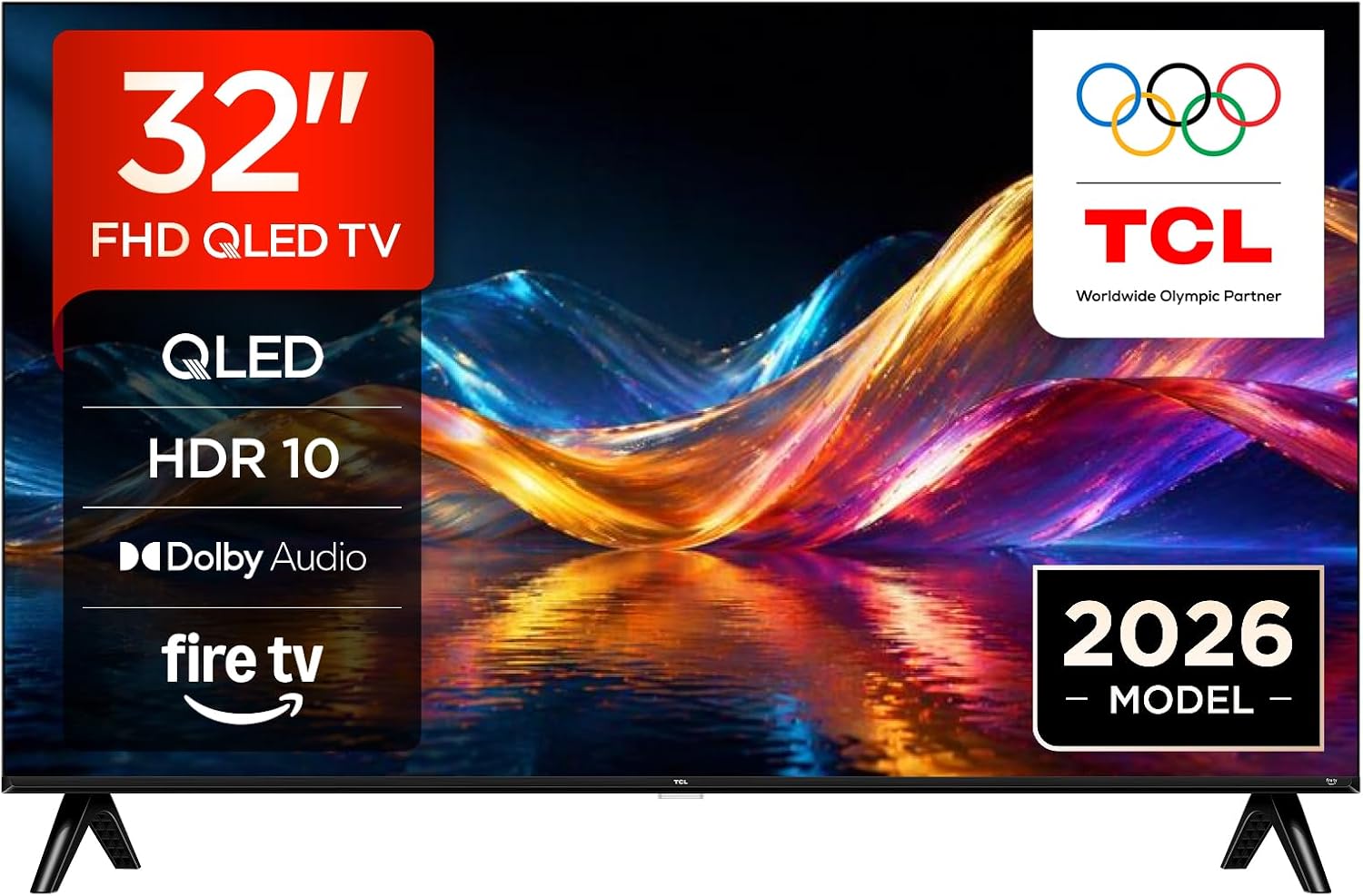 TCL 32V5D – Smart TV QLED Full HD HDR da 32" con Fire TV