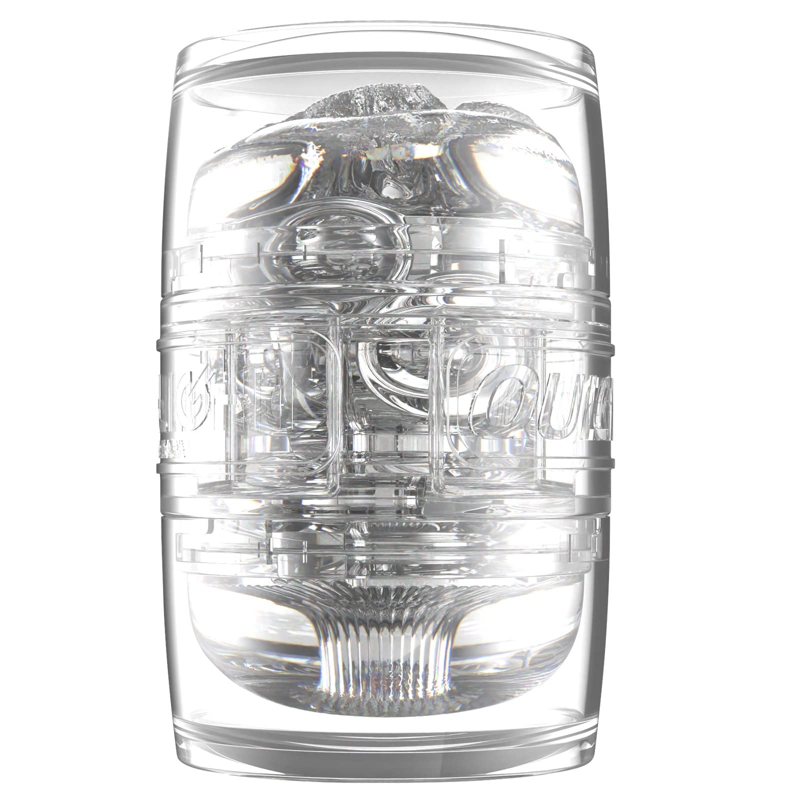 Fleshlight - Autumn Falls Quickshot - Masturbador Masculino Real - Textura Superskin - Diseño Compacto y Transparente - con 2 Orificios de Entrada - Placer Extremo - Fácil de Limpiar