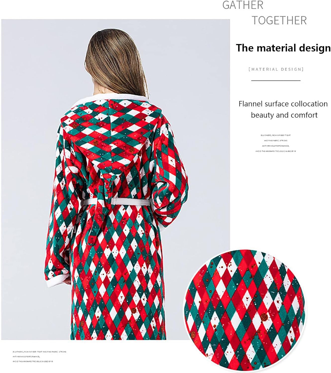 117(イーナ) / 【日本製】【国産】吸水速乾バスローブ [SOUFLY] 女性用ローブ | レディース ソフト プラッシュ フリース フード付きバスローブ,暖かいフリースローブ、柔らかいロ