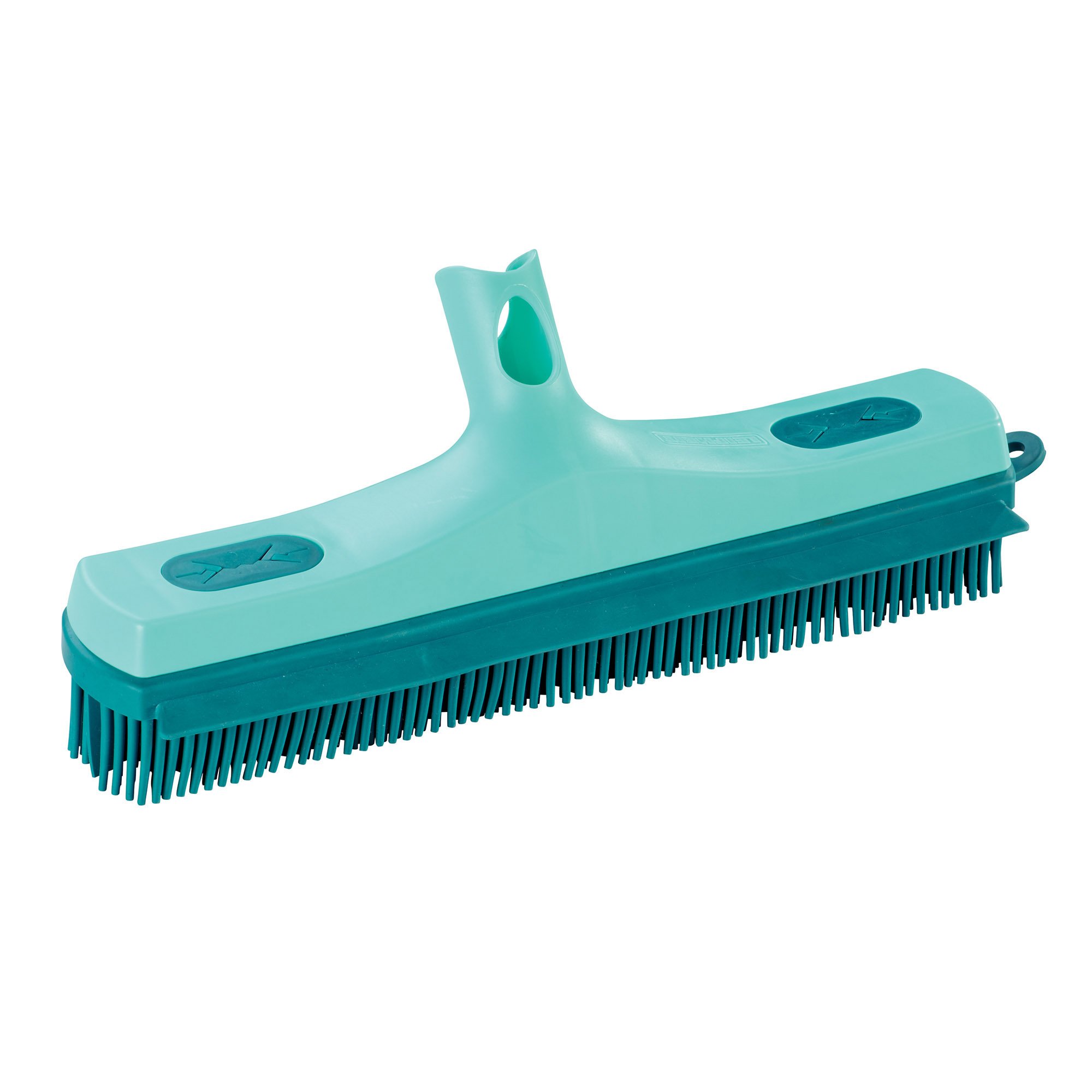Leifheit 3-in-1 Rubber Broom Head Attachment for Leifheit Click System