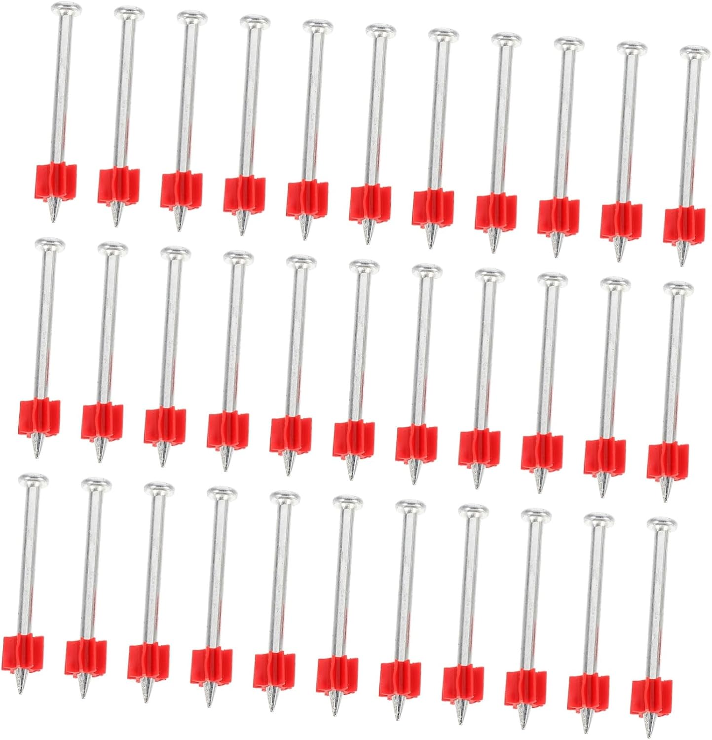 100pcs Professional Nails for Wall Hangings Steel Nails for Concrete Nailer Easy to Use