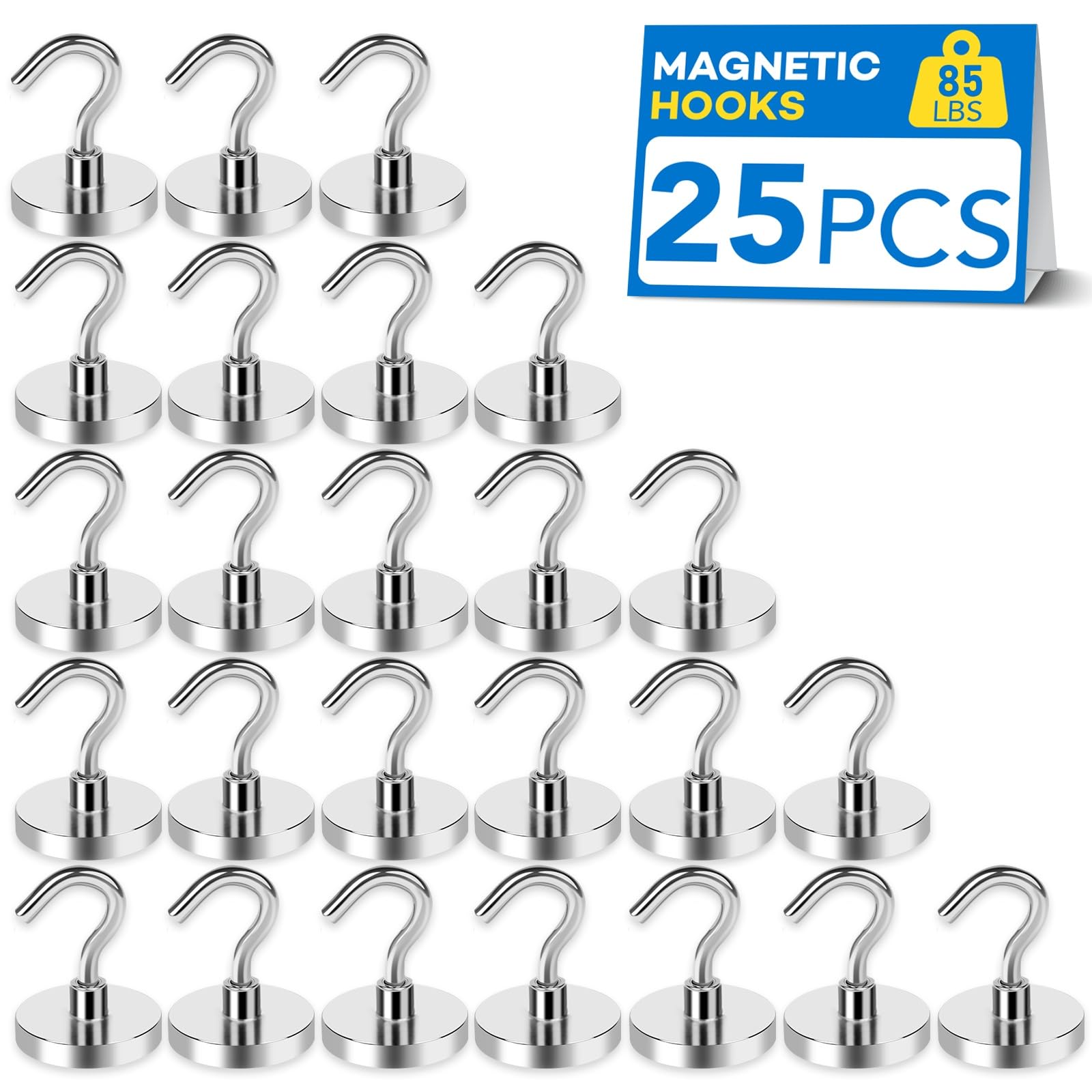 LOVIMAG Magnetic Hooks for Cruise Essentials 2026 Cabins Door 25 Pack-85LBS