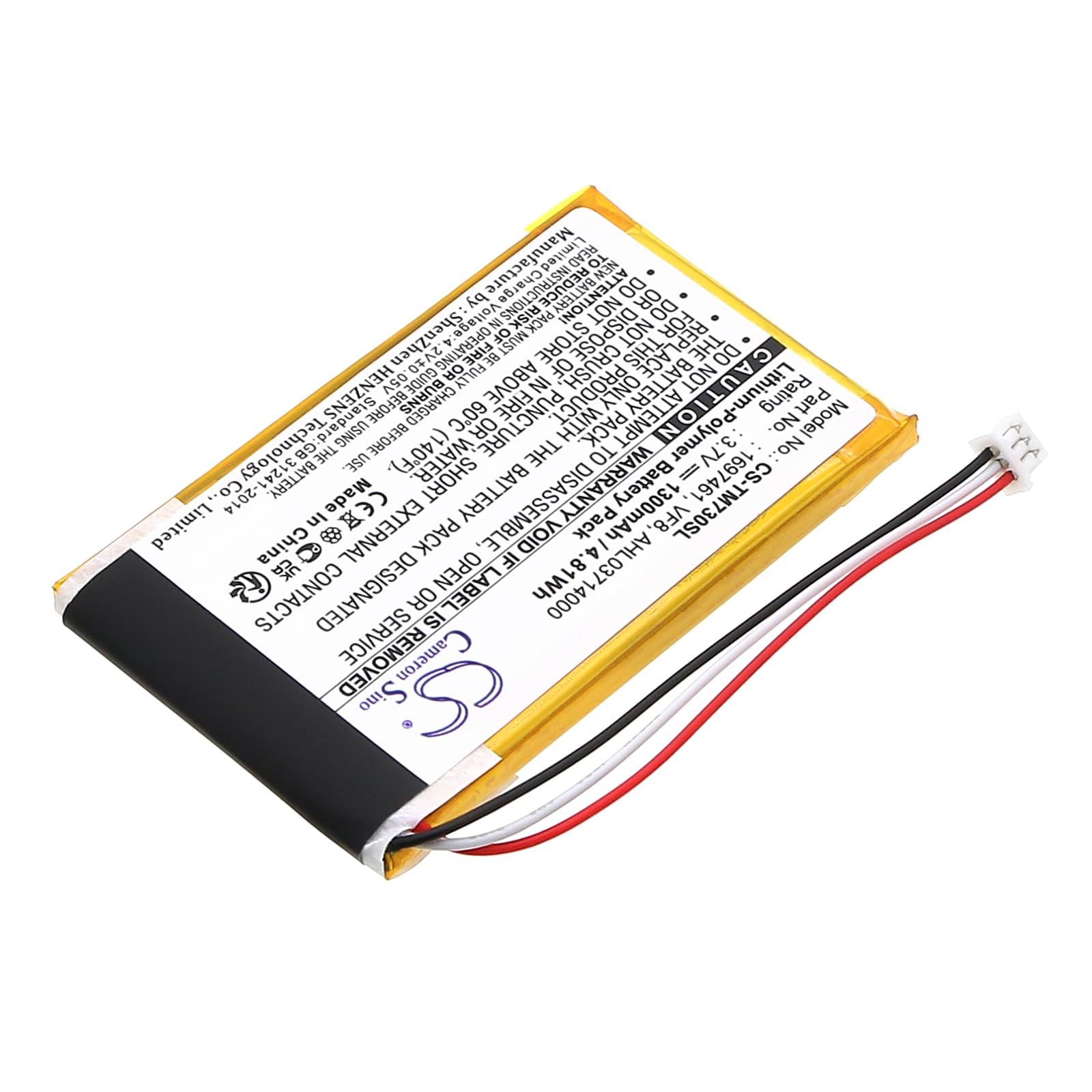 Qualitätsakku Für TomTom Go 930 – 1300mAh 3,7V Li-Polymer Ersatzakku