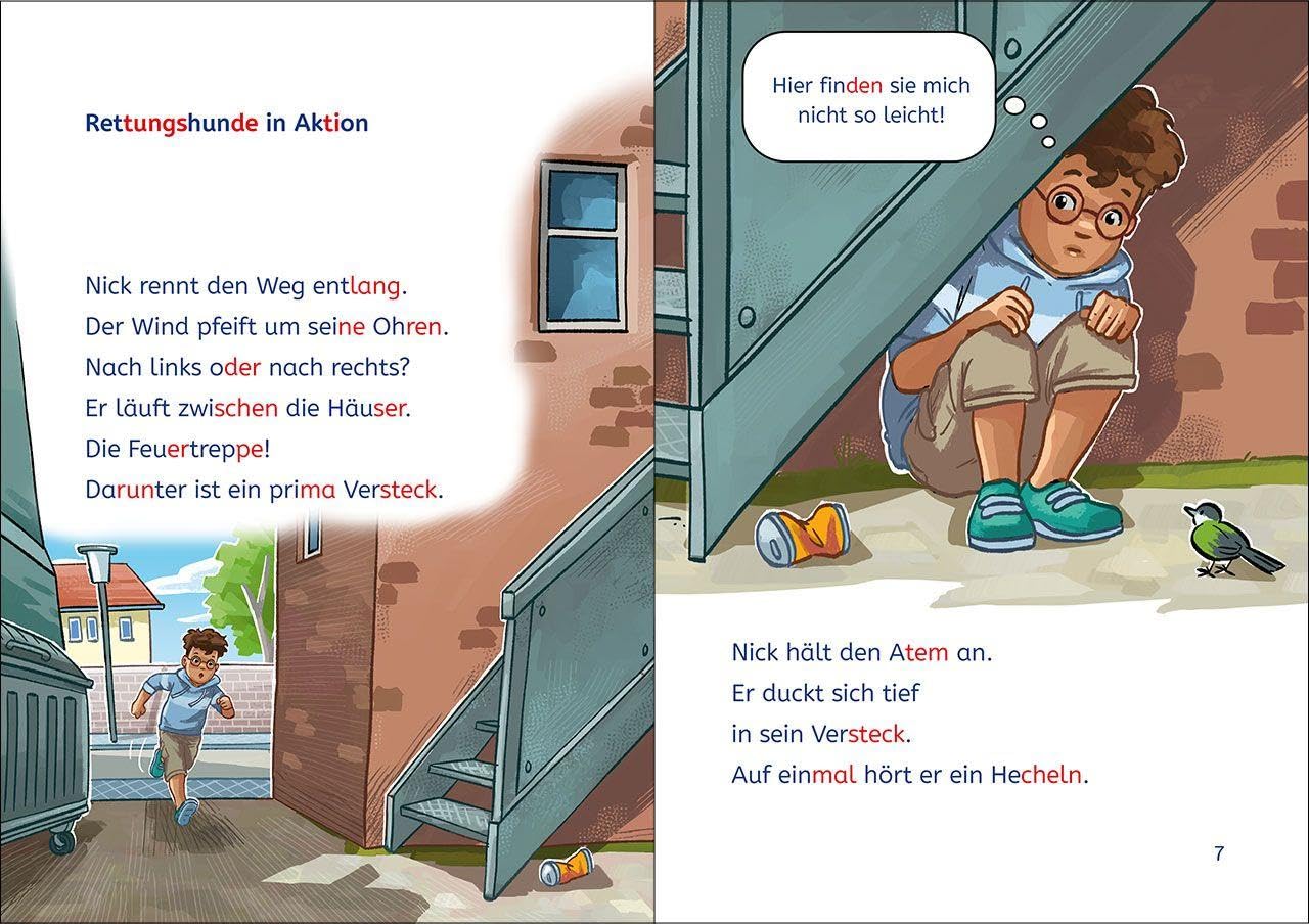 Leselöwen 2. Klasse - Rettungshunde im Einsatz: Die Nr. 1 für den Leseerfolg - Mit Leselernschrift ABeZeh - Erstlesebuch für Kinder ab 7 Jahren
