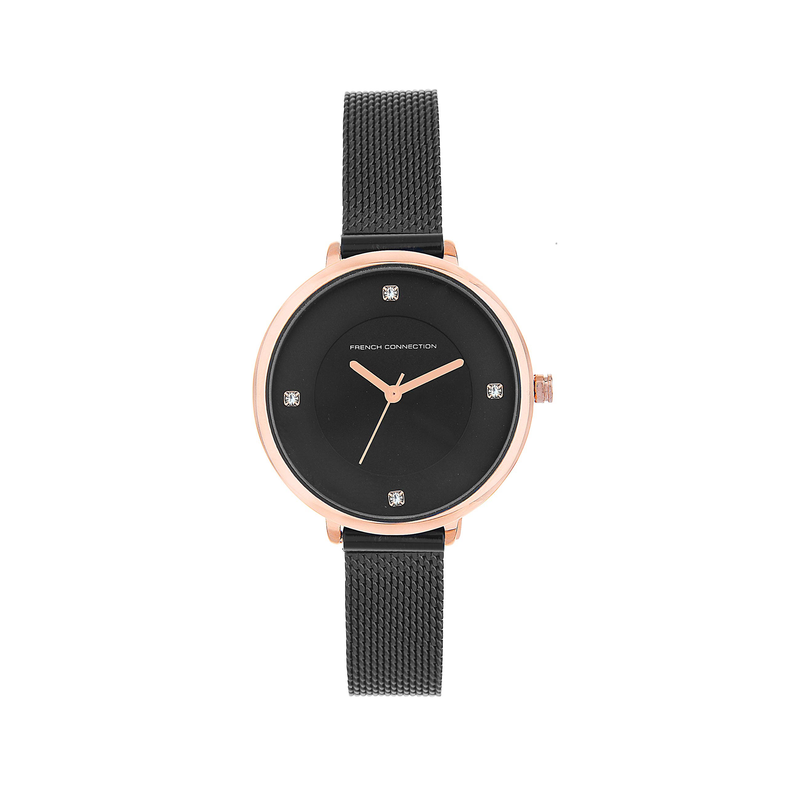 French Connection Analog Black Dial Womens Watch-FCN0007B-R (B08JM3P375) Amazon Price History, Amazon Price Tracker
