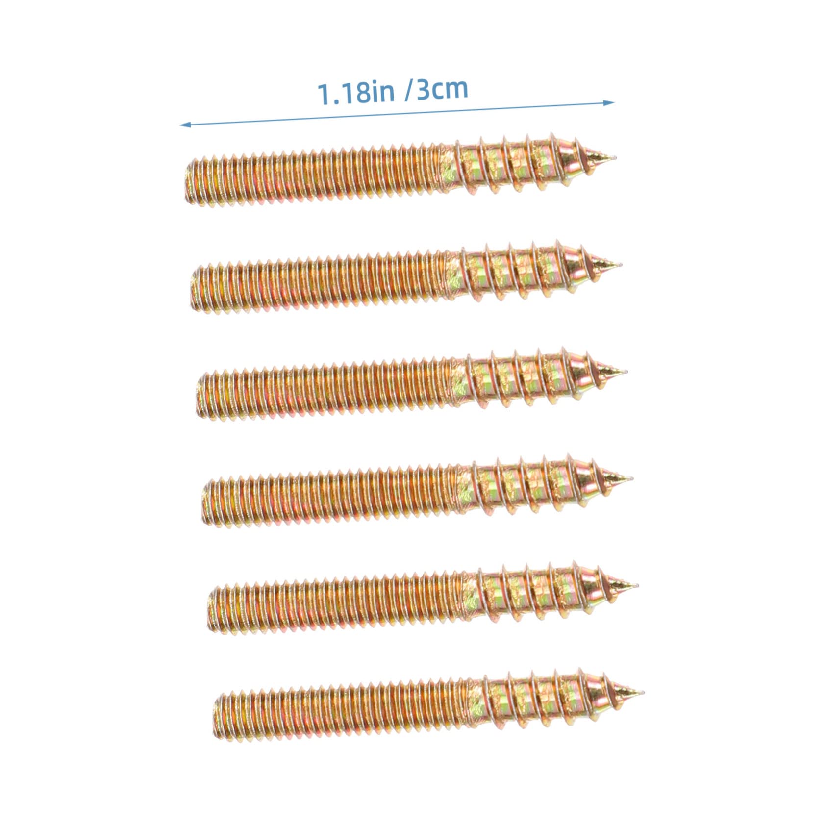 KICHOUSE Self-Tapping Screws 100pcs Set Carbon Steel Material Thread Screws for Home Office Furniture