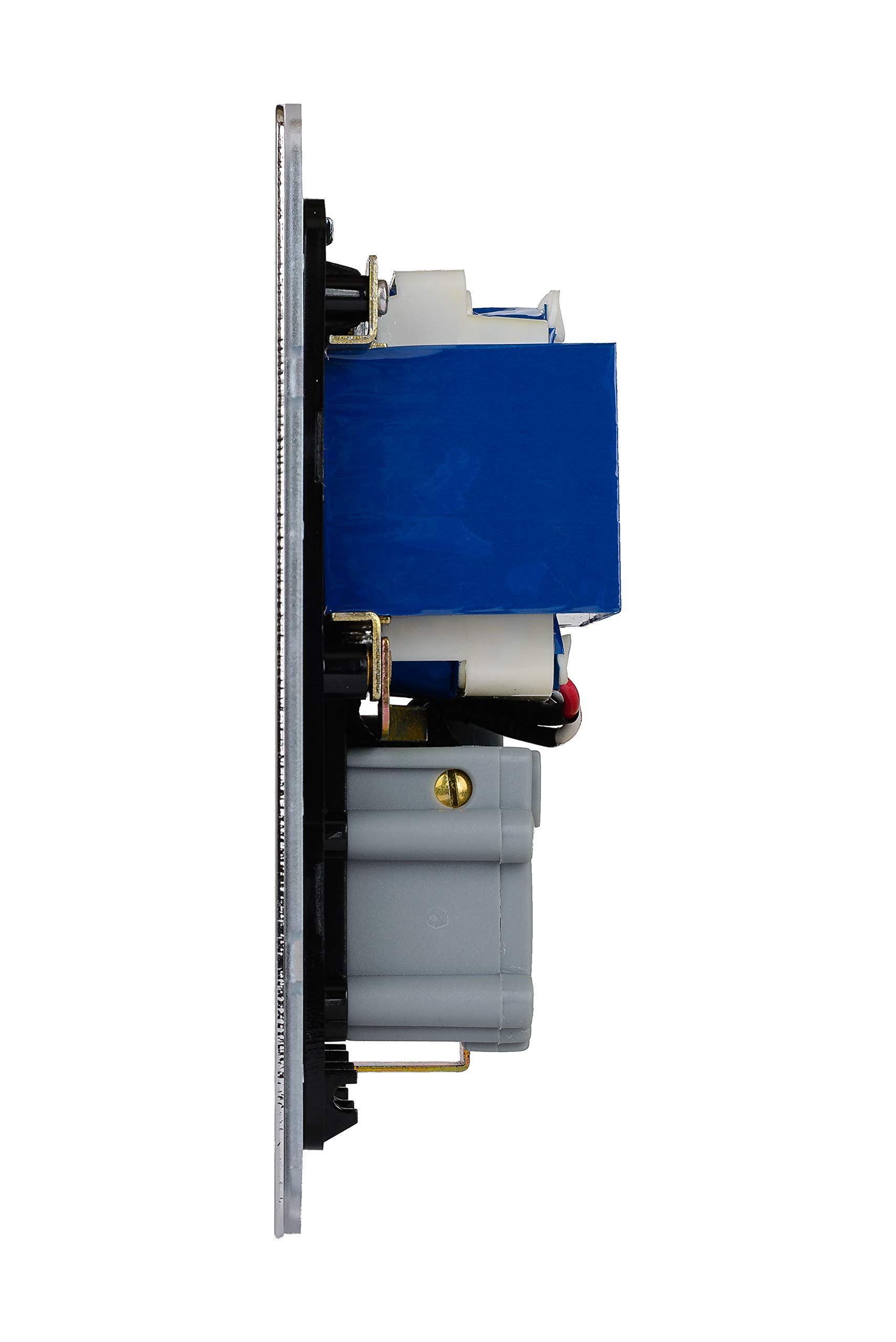 Schneider Electric Ultimate Piastra piatta senza viti, doppia presa di