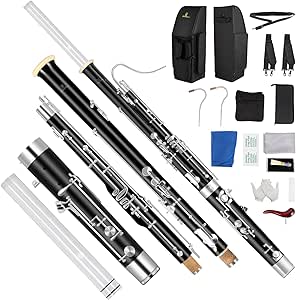 Amazon.com: ROWELL Maple Bassoon C Key Student Bassoon with Self ...