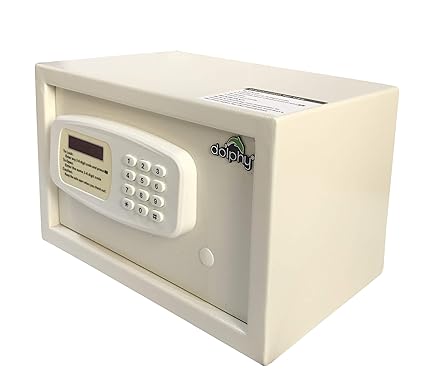 Dolphy Small Electronic Safe Locker/Safe Box/Electronic Safe Lockers for Home and Office - white