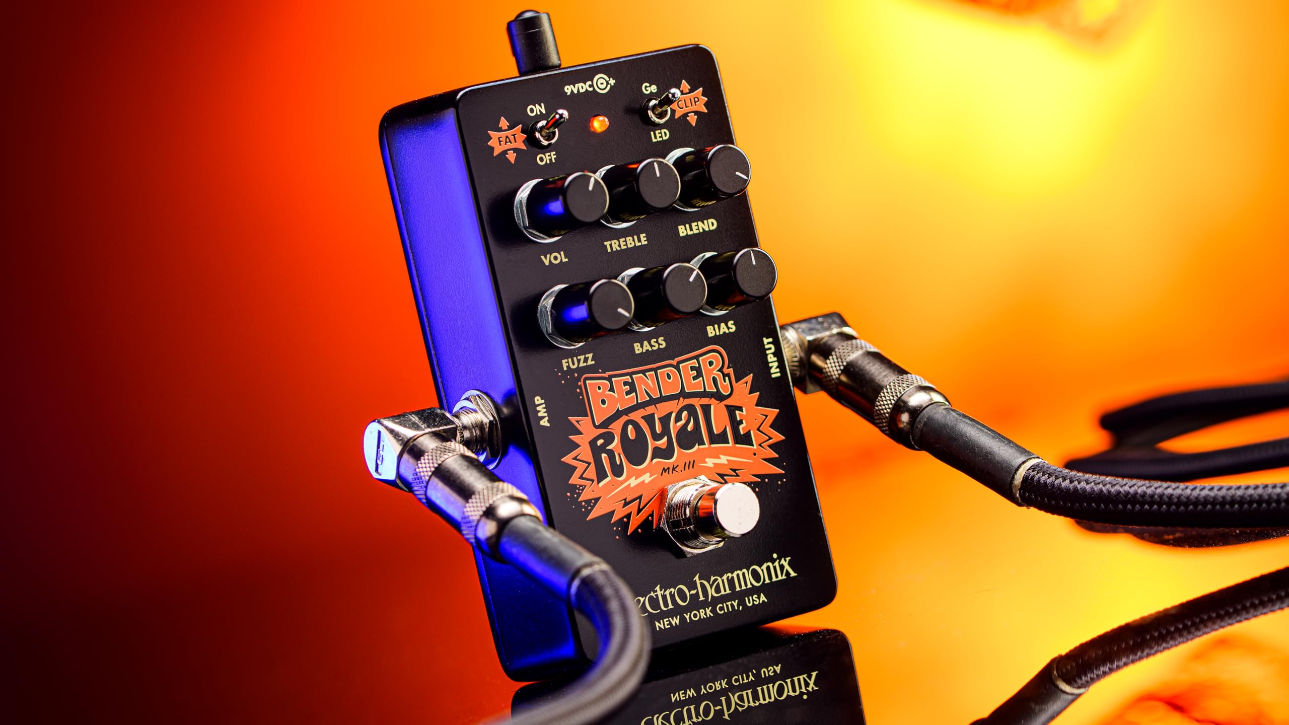Amazon.com: Electro-Harmonix Bender Royale Germanium Fuzz, Black