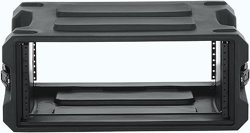 Vista 13 de Gator Cases Pro Series Caja de rack 4U con profundidad de 13" de poco fondo, rotomoldeada Fabricada en EE. UU. (G-PRO-4U-13)