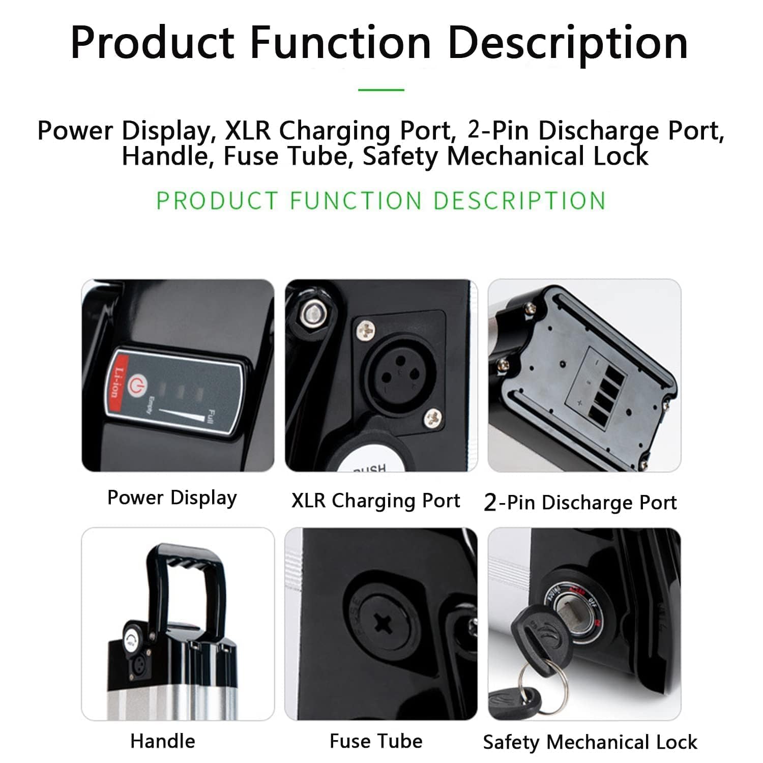 E-Bike Fahrrad Pedelec Akku 48V/36V 15.6Ah/18Ah/20Ah Lithium-Ionen Akku mit Ladegerät und BMS, für 250W 350W 500W 750W 1000W Elektrofahrrad Motor