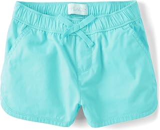 The Children's Place Girls' Twill Pull on Shorts