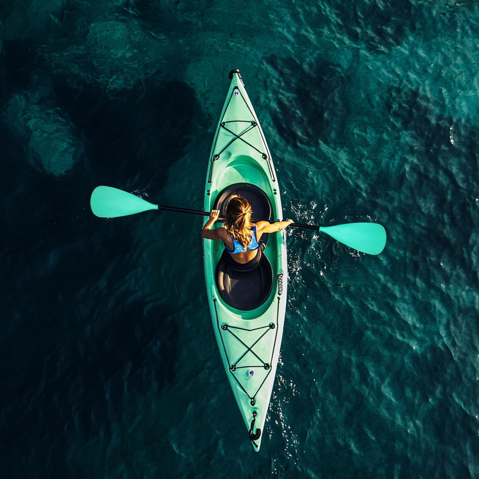 BeGrit Remo Paddle Surf 2 en 1 Remo Kayak Aluminio 4 Piezas Remo Doble Paddle Surf Ajustable Pala Sup Desmontable Set Accesorios Pala Padel Surf para Canoa Board Hinchable