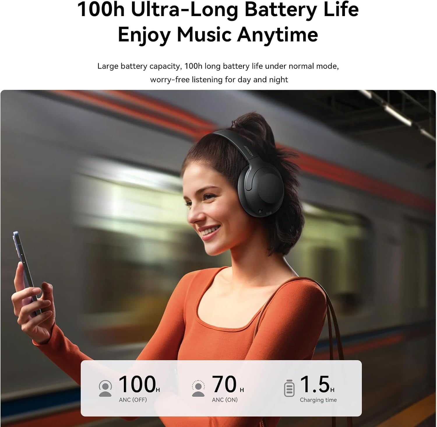 Bluetooth 5.4 Technology in JOYROOM JR-JH2 Headphones