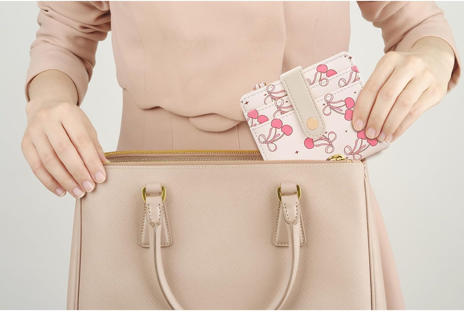 COOKOOKY Wallet Women, Rfid Blocking Womens Wallet with Credit Card Holder, PU Leather Bifold Cash Zipper Coin Pocket ID Window for Female Ladies Teen Girls Girly - Image 6