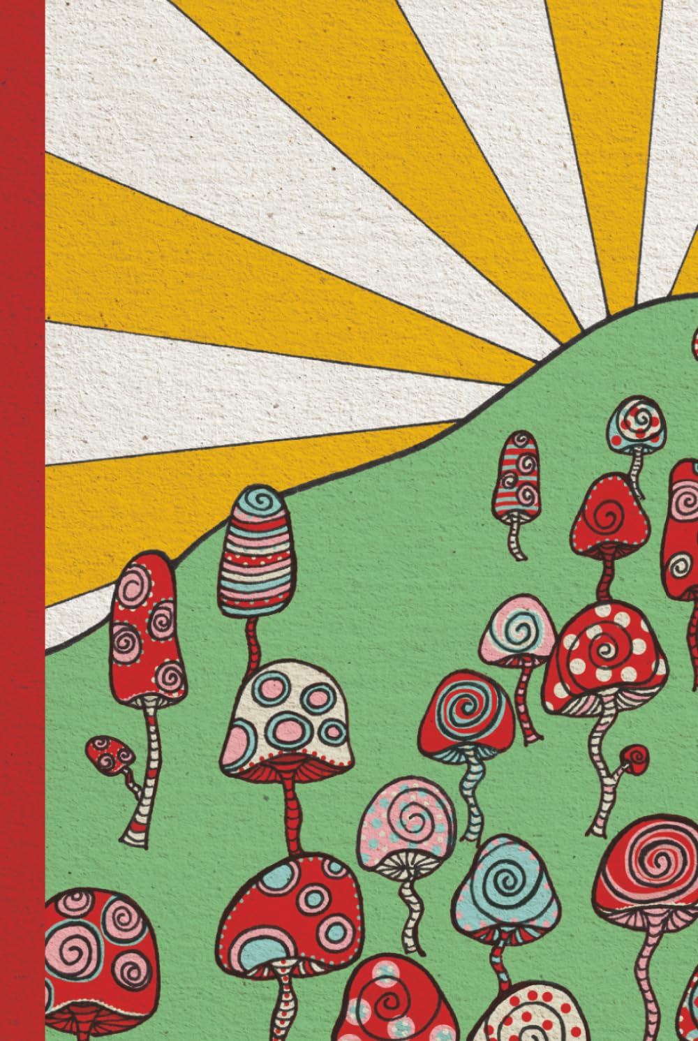 Mushroom Hill Notebook: 6 x 9 inch, 100 dot-lined pages
