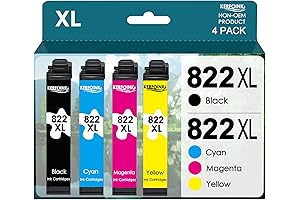 822XL Ink Cartridges Replacement for Epson 822 Ink Cartridges 822 XL T822XL...