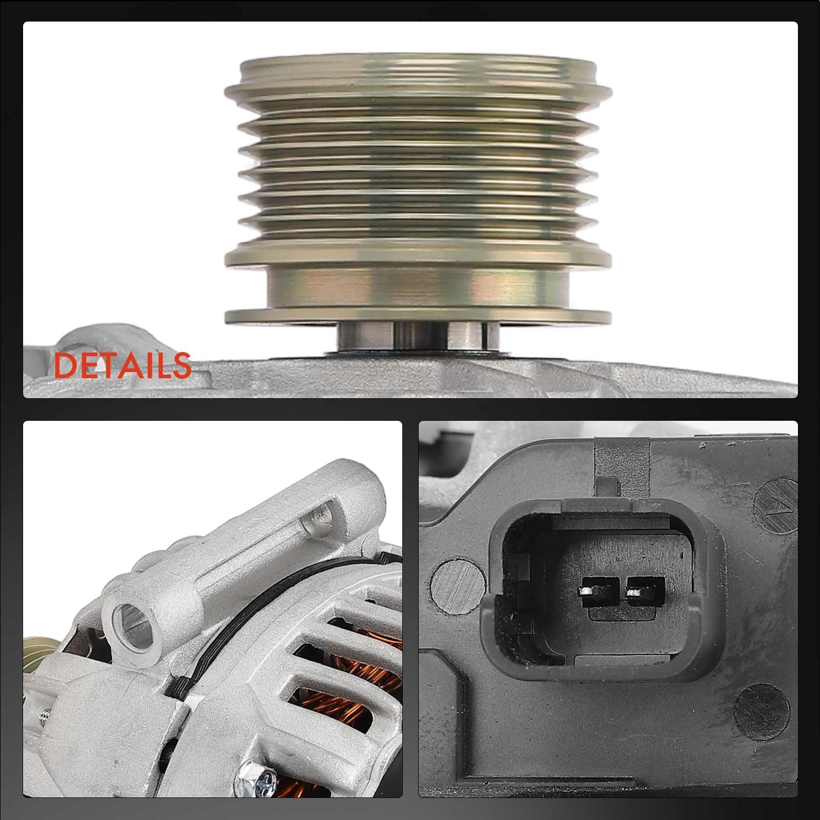 Frankberg Lichtmaschine Generator 98A Kompatibel mit Clio II BB CB 1.4L 1.6L 1999-2007 M.e.g.a.n.e I BA0/1 1.4L-2.0L 1999-2002 Sandero 1.4L 1.6L 2008-2011 Replace# 6001548061