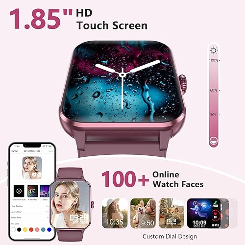 Miniatura 4 de Blackview 2025 Fitness Tracker (AnswerMake Calls), Smart Watch for Men and Women with Heart RateSpO2Sleep Monitor2 Straps, 100+ Sports Modes, IP68