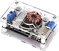 Vista 5 de DROK Regulador de voltaje Buck Boost, DROK DC 6-30V a DC 0.5-30V Convertidor de voltaje ajustable de 5V 12V 24V, módulo transformador de 4A 60W