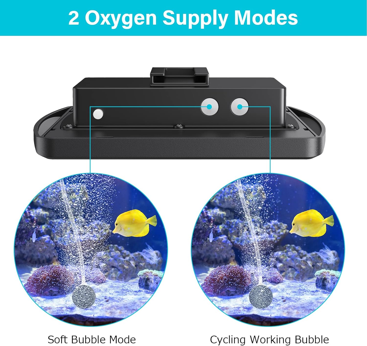 NFESOLAR Solar Pond Aerator, 2 Modes Battery Powered Solar Aerator for Ponds Outdoor, Solar Aquarium Air Pump Pool Aerator for Small Fish Pond Stock Tank Hydroponics Wildlife