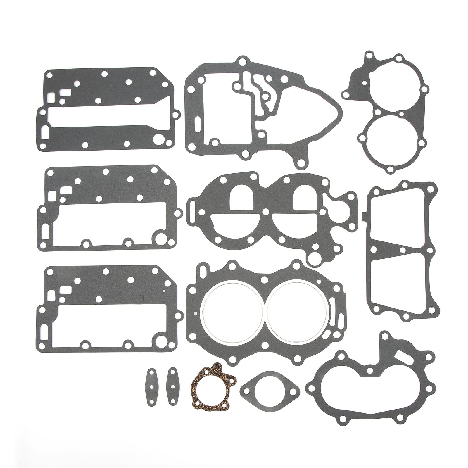 Powerhead Gasket Set 433941, Engine Gasket Kit for Johnson Evinrude 25hp 35hp 2cyl Outboard, Replacement Gasket Kit with OE 18-4307, Metal Powerhead Seal Set for Marine
