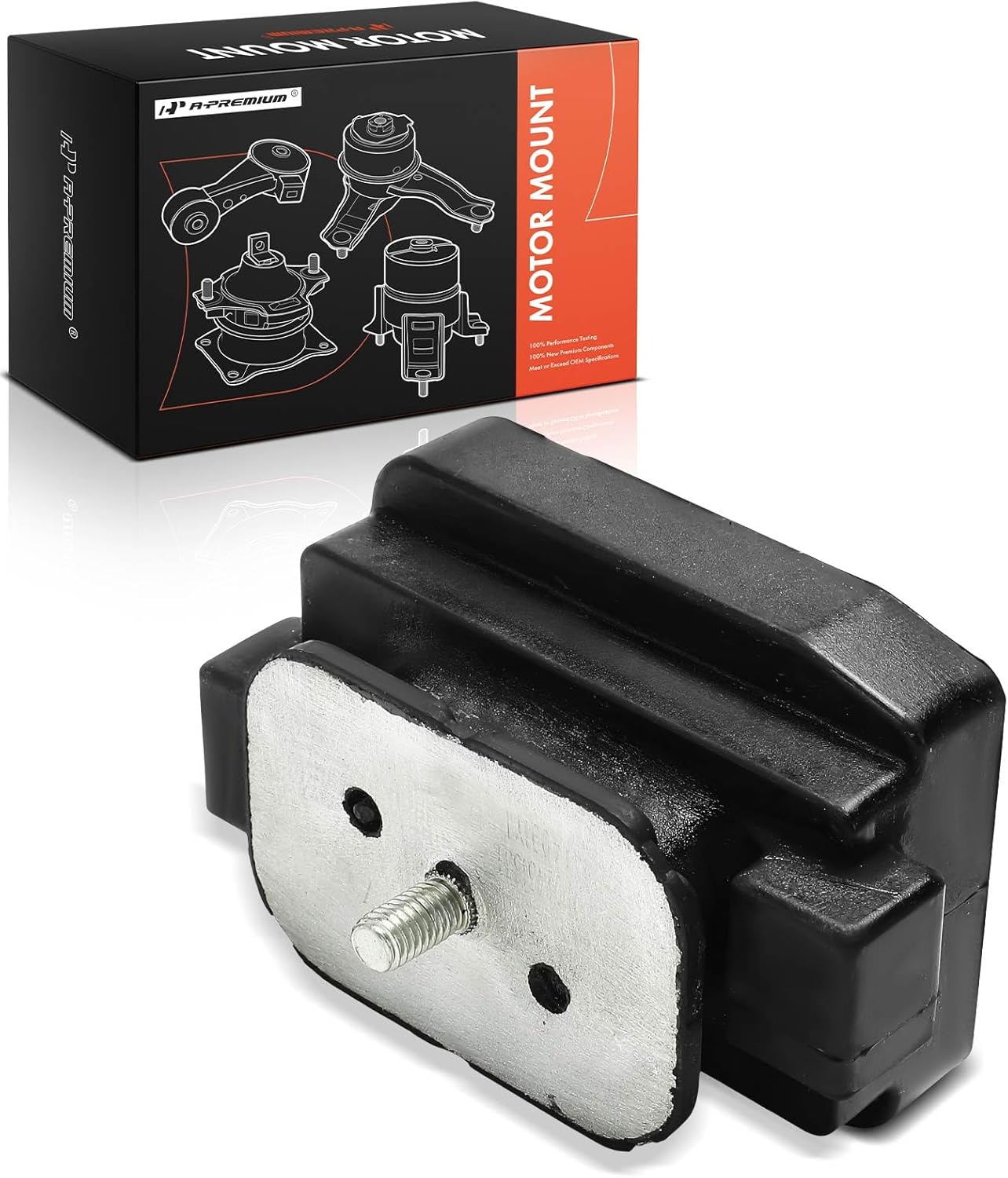 A-Premium Transmission Mount Compatible with BMW 528i, 535d, 535i, 535i GT, 740i, 740Li, 740Li xDrive, 640i, 640i Gran Coupe, ActiveHybrid 5, ActiveHybrid 7, 3.0L, Automatic Transmission