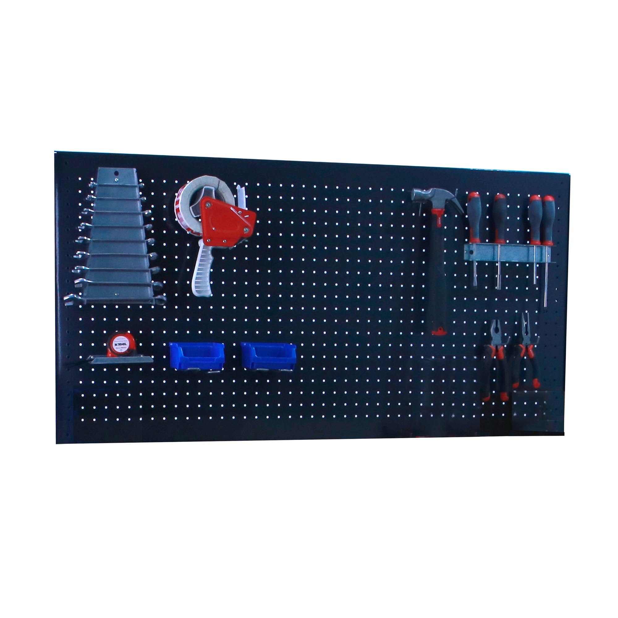 SimonRack Panel Herramientas Pared, Organizador Herramientas, Incluye 8 Ganchos, 900x600 mm, Gris - Simonwork — view 7
