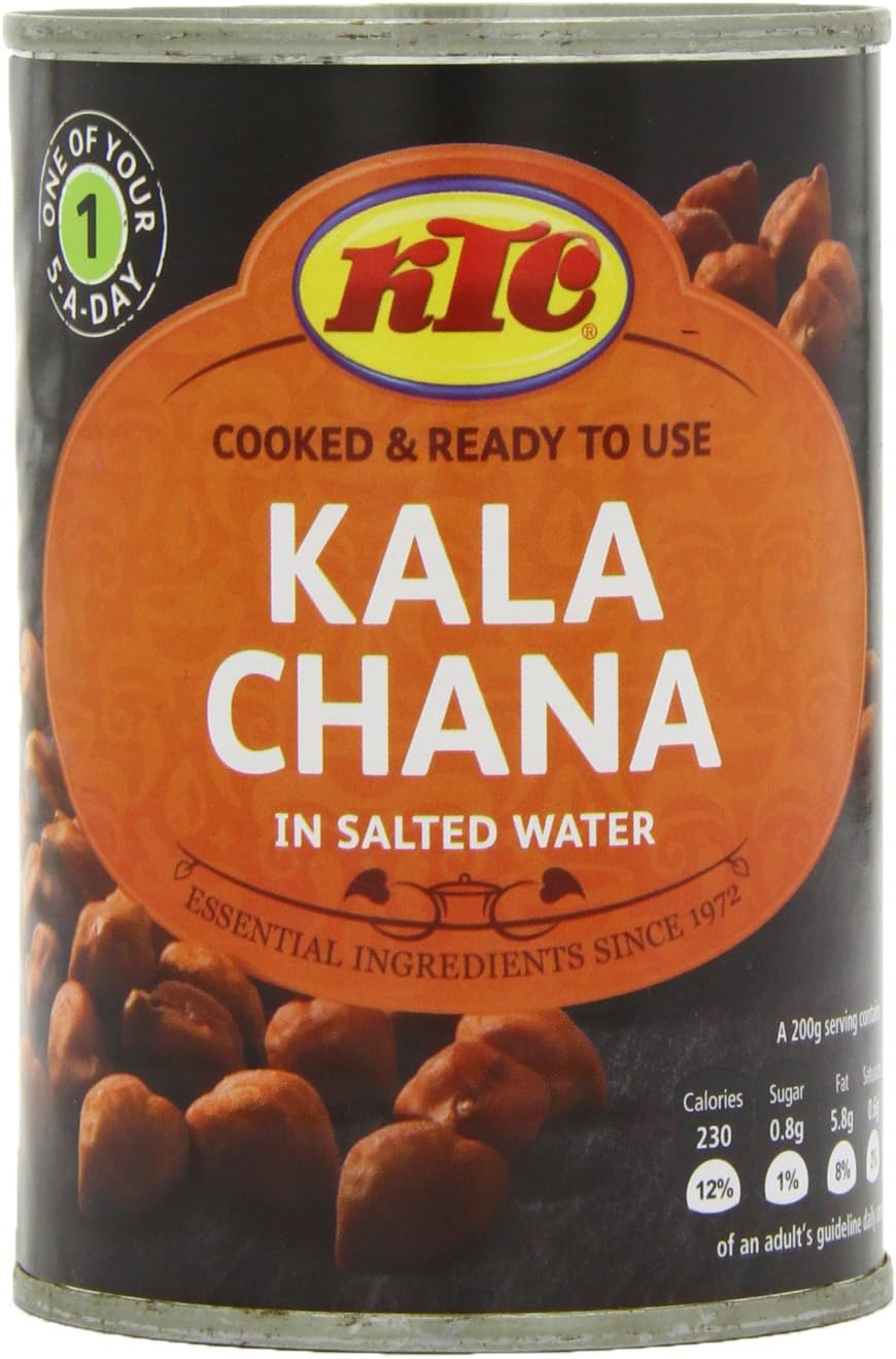 KTC Kala Chana 400 g (Pack of 12)