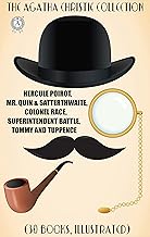 Cover of The Agatha Christie Collection. 30 books: Hercule Poirot, Mr. Quin & Satterthwaite, Colonel Race, Superintendent Battle, Tommy and Tuppence