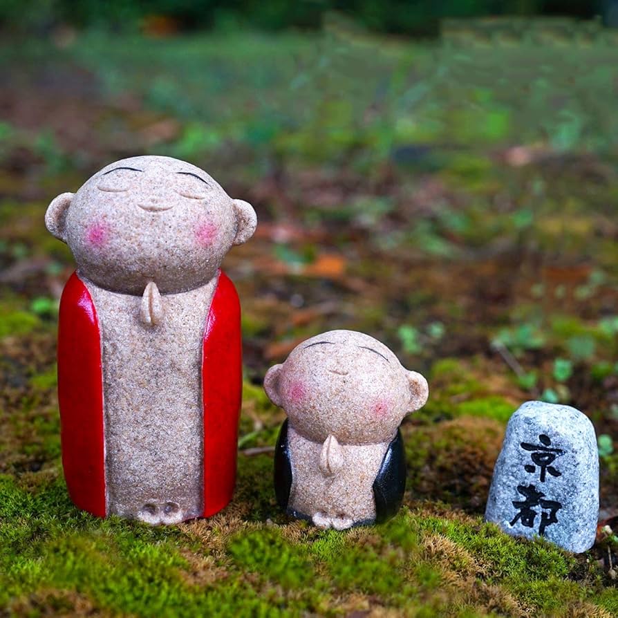 地蔵 お地蔵さん 観音様 しあわせ 家族 お守り 陶人形 置物 お地蔵さん