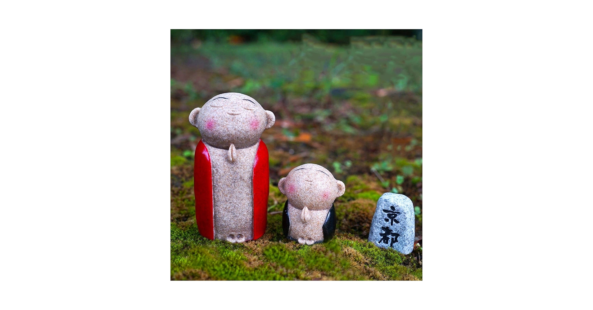Amazon｜WOWTAC お地蔵さんセット癒し可愛い小型置物祈りお地蔵