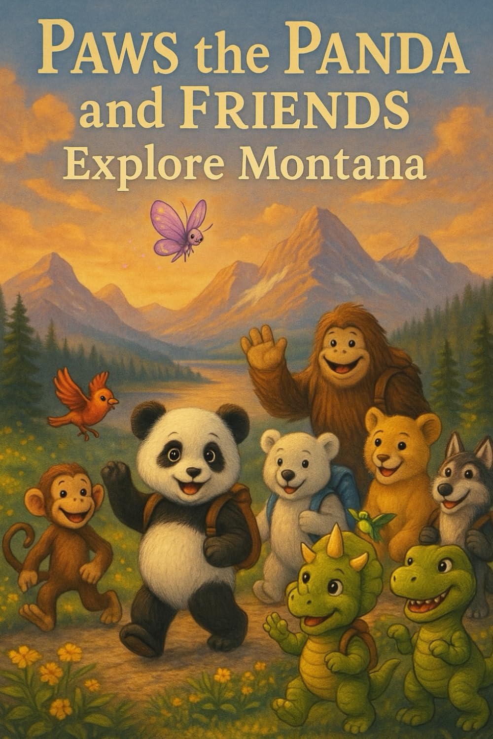 Paws the Panda and Friends: Exploring Montana: 27