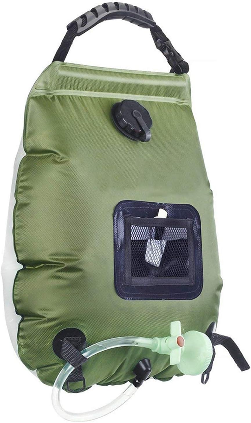 Portable Outdoor Camping Plus Hot Shower Bag Shower Bag Set 20 Liter Solar Water Portable Heating Folding Bag